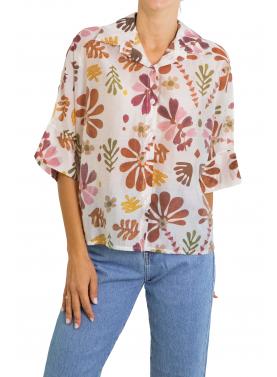 Camicia fantasia floreale 